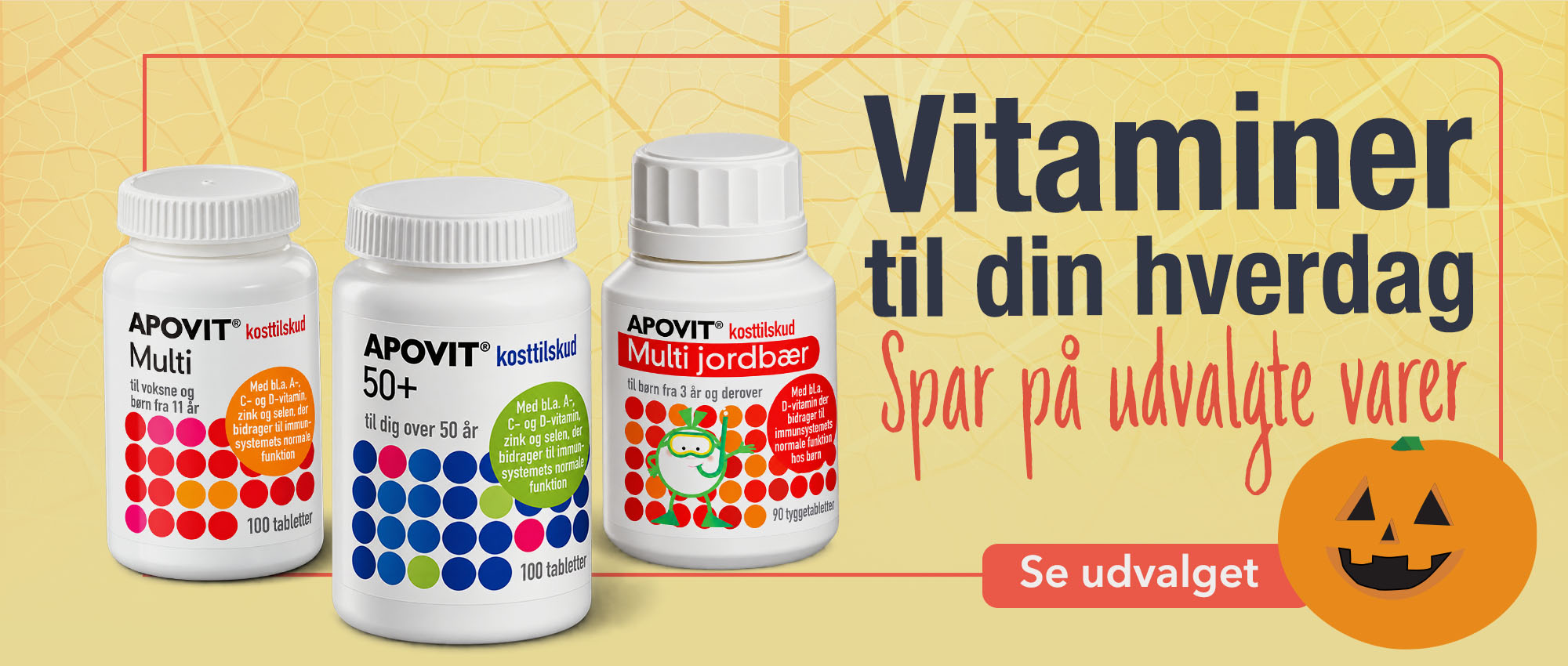 Apovit - Vitaminer til alle aldre, nu paa tilbud